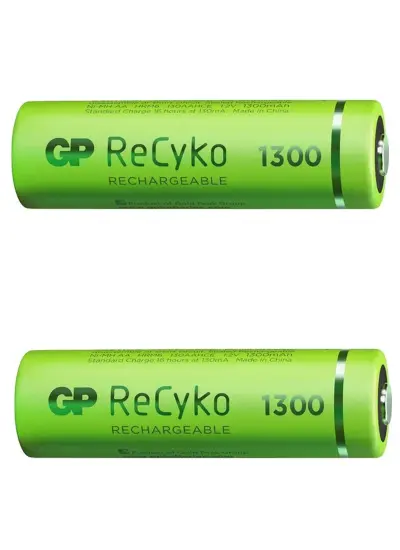 1300 MAH R6 AA ŞARJLI 2Lİ KALEM PİL GP130AAHCE-2EB2 (GPRHC132E000)