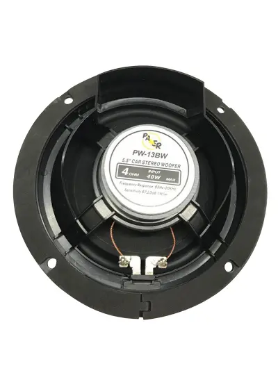 PW-13BW 13 CM 4 OHM 40 WATT BMW ARAÇLAR İÇİN TEKLİ OTO HOPARLÖR