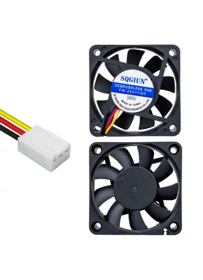 Robotrend IC-216A FIRÇASIZ DC FAN 60X60X15MM 24 VOLT 3 PİN