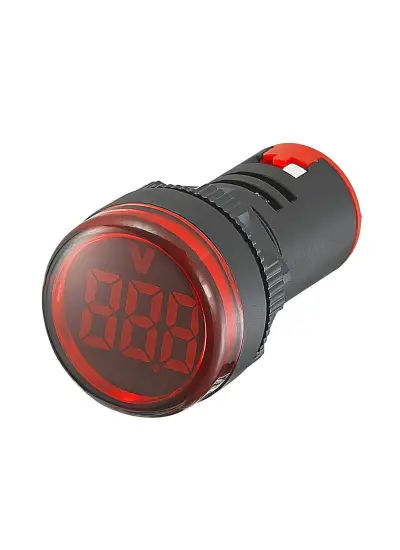 LED PANO SİNYAL LAMBASI KIRMIZI DİJİTAL AMPERMETRE 22MM JAMESON AD116-22DSV