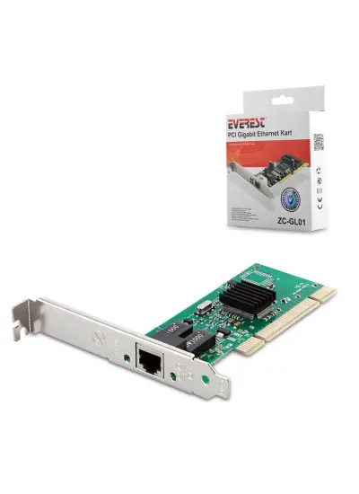 ETHERNET KARTI PCI 10/100/1000 GIGABIT EVEREST ZC-GL01