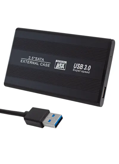 PM-13948 2.5 USB 3.0 SATA HDD KUTUSU + 20 CM KABLO + TORNAVİDA HEDİYELİ