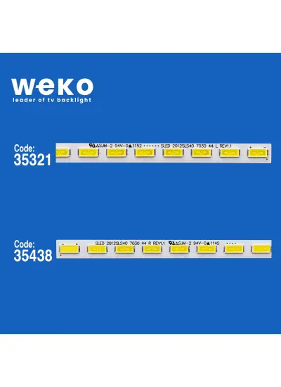 WKSET-5259 35321X1 35438X1 SLED 2012SLS40 7030 2 ADET LED BAR (44LED)