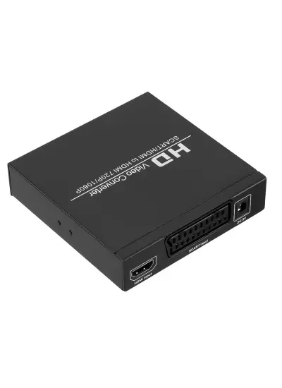 PM-14366 ADAPTÖRLÜ SCART-HDMI TO HDMI ÇEVİRİCİ DÖNÜŞTÜRÜCÜ KONVERTÖR