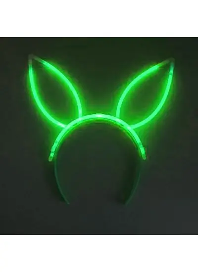 Karanlıkta Yanan Fosforlu Glow Stick Taç 6 Renk 6 Adet