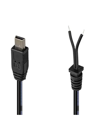 YERLİ ÜRETİM 1.2 METRE 18/0.10BS*2F MİNİ USB YEDEK ADAPTÖR KABLOSU