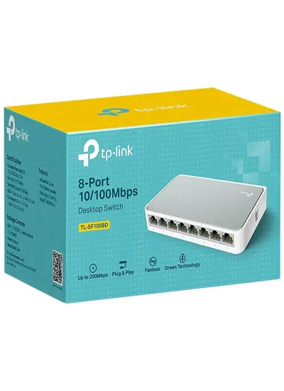 TL-SF1008D 8 PORT 10/100 MBPS SWITCH