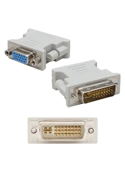 DVI ERKEK VGA DİŞİ DVI 24+5 PİN DVI TO VGA DÖNÜŞTÜRÜCÜ