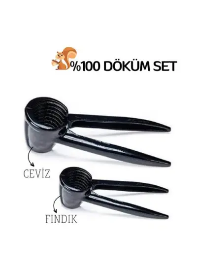 4 SET Fındık ve Ceviz Kırıcı Set Sibylle Design 718365 Toptan Paket