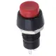 YUVARLAK ANAHTARLI KIRMIZI KALICILI 10 MM PLASTİK BUTON  (IC-190)