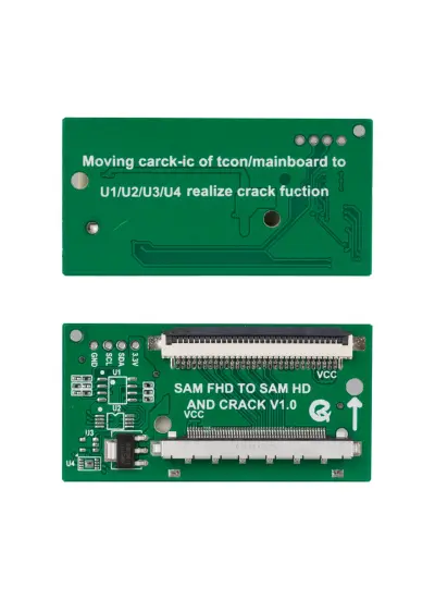 LCD PANEL FLEXİ REPAİR KART SONY FHD TO HD LVDS TO FPC  SAM FHD TO SAM HD QK0816A