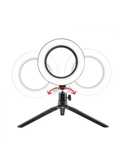 10inç 26cm Youtube Instagram Tiktok Selfie  Stüdyo Video Fotoğraf Ring Light  Tripod Led Hal