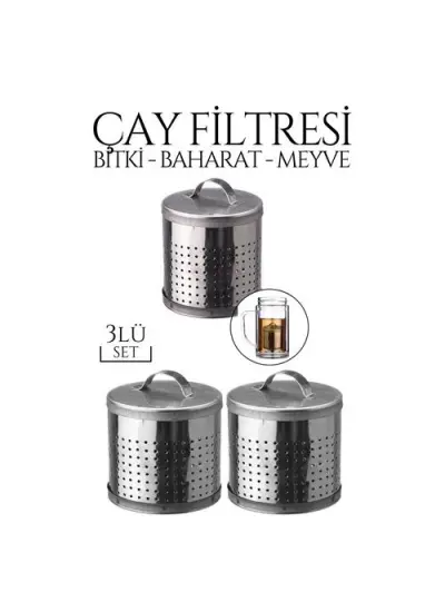 3 lü Bitki Çayı Filtresi Giorgetti Design