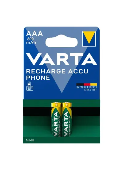 VARTA Şarjlı Pil AAA İnce Kalem 800 Mah Ni-Mh 2Li Paket