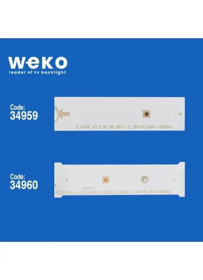 WKSET-5083 34959X4 34960X4 S_KU6K_43_FL30 8 ADET LED BAR