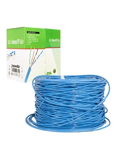 JAPANEX 25 AWG 305 METRE MAVİ CAT6 KABLO