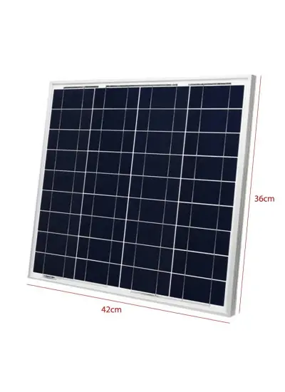 LXR-042P Güneş Enerji Solar Panel Polikristal 42 Watt (43x68cm)