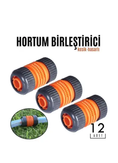 12 ADET Hortum Birleştirici Aparat 718852 Toptan Paket