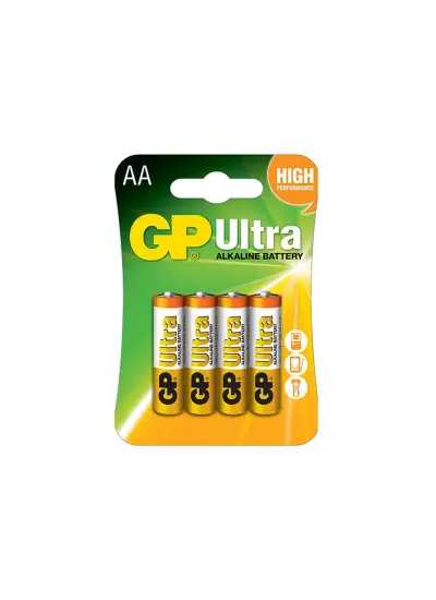 GP 15AU3-1PP4-P4 AA Kalem Pil Alkalin 4Lü Paket