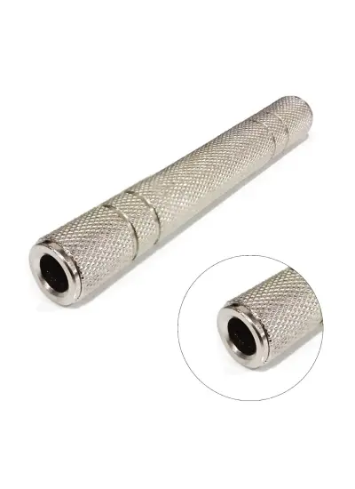 ÇEVİRİCİ JACK ARA APARAT 6.3MM DİŞİ DİŞİ MONO METAL POLAXTOR DY-2255A