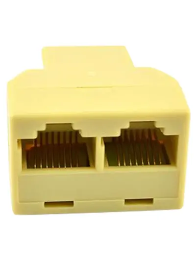 RJ 45 1 DİŞİ/2 DİŞİ ÇEVİRİCİ 8P8C (DAĞITICI-ÇOKLAYICI)