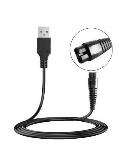 G-5356 Güç Power Tıraş Kablosu Usb 1 Metre Siyah No 6