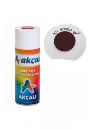 Akçalı Sprey Boya 400 ml 321 Bordo