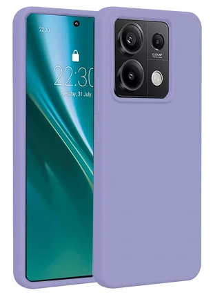 BFS Xiaomi Redmi Note 13 Pro 5G Kılıf First Silikon - Lila