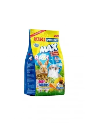Kiki Excellent Max Menu Yavru Tavşan Yemi 500 Gr