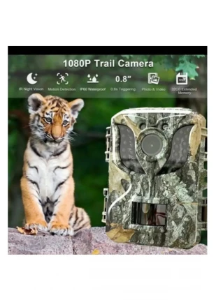 Fotokapan Kamera 16mp Full Hd 1080p Gece Görüşlü 2 Inç Lcd Ekran Su Geçirmez