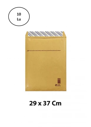 As-9107 Hava Kabarcıklı Zarf 8/H 29 x 37 Cm 95 Gram 10'lu