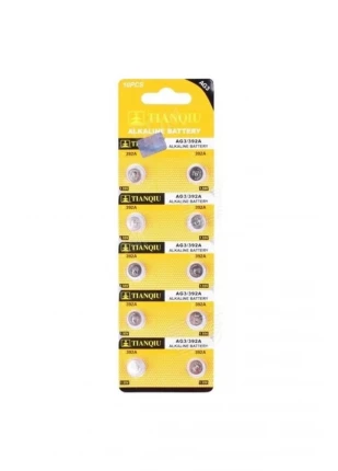 TıanQıu Ag3 Lr41/392 Alkalin 10'lu Düğme Pil