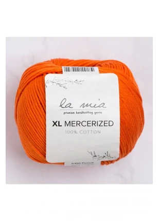 La Mia Xl Mercerized Turuncu El Örgü Ipi - 194 - 33772