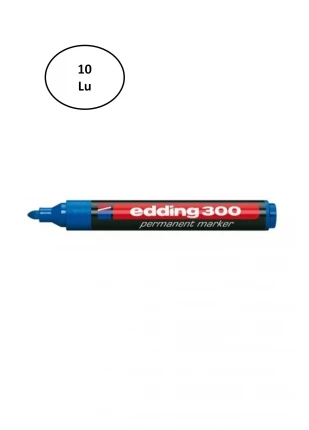 Edding Permanent Markör Mavi E-300 10'lu