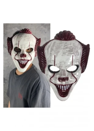 Plastik Joker Maskesi Killer Palyaço Maskesi (4457)