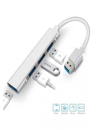 srht 4 Port Usb 3.0 Hub Çevirici Çoğaltıcı Çoklayıcı Çoklama 4 Portlu Usb 3.0 Hub Çoklayı Uyumlu