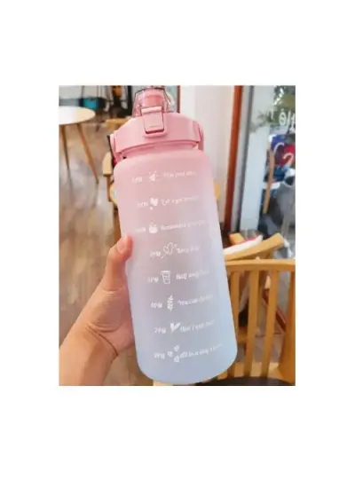 Günlük Motivasyon Su Matarası 2 Litre