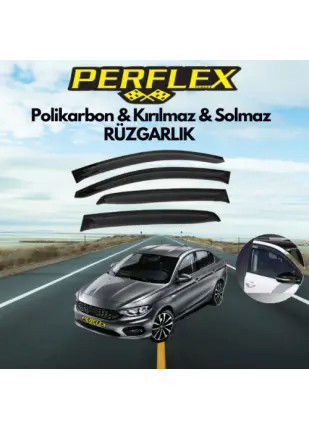 Perflex Polikarbon Kırılmaz Rüzgarlık V2 Düz Citroen C-Elysee 2012+
