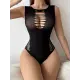 Kadın Göğüs, Sırt Ve Bel Yanları Lazer Kesik Detayviskon Kumaş çıtçıtlı Bodysuit