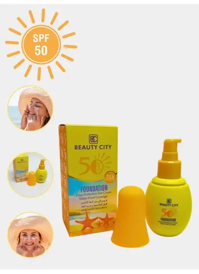 Beauty City 50 SPF Fondöten