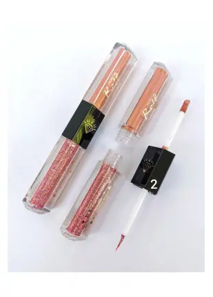 Roesıa Rose Cosmetics Rose Çift Taraflı Simli Likit Far, Simli Eyeliner