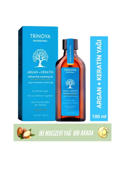 Trinova Argan Keratin İkisi Bir Arada Saç Serumu 100 Ml