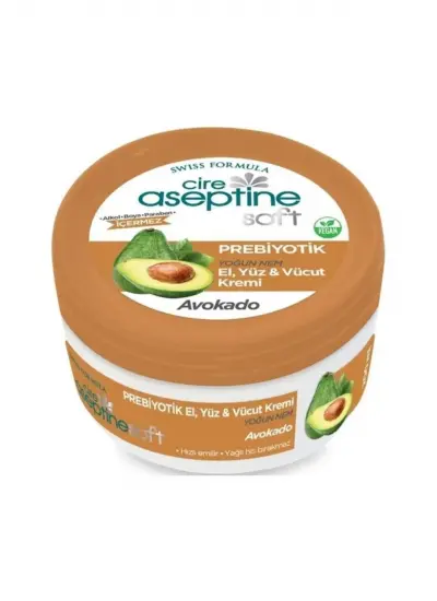 Cire Aseptine Avokado Prebiyotik Krem 100ml