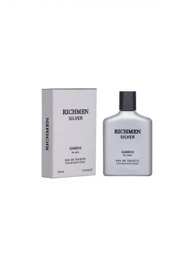 Gabrini Richmen Silver Edt For Man 100 Ml