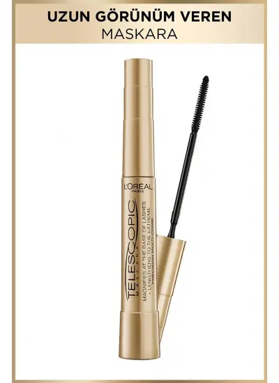 L'Oreal Paris Telescopic Gold Maskara - Siyah