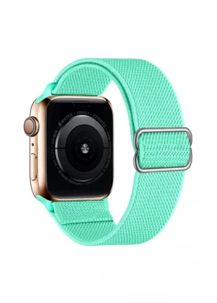 Apple Watch 2 3 4 5 6 Se 7 Serileri Ile Uyumlu 41 Mm 40 Mm 38 Mm Elastik Solo Loop Kumaş Kordon