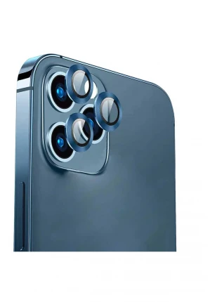 Iphone 11 Pro/11 Pro Max/12 Pro Mavi Uyumlu Kamera Lens Koruyucu Cam