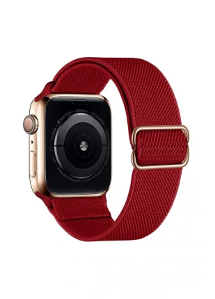 Apple Watch 2 3 4 5 6 Se 7 Seri 41 mm 40 mm 38 mm Uyumlu Elastik Solo Loop Kumaş Kordon Kayış