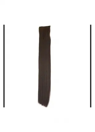 Fiber Sentetik Düz 8 Parça Çıt Çıt - Koyu Kahve 70 cm 250 gram