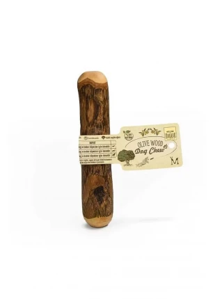 Doğal Zeytin Ağacı Çiğnenebilen Köpek Oyuncağı M 14 x 2,5 cm 15 kg